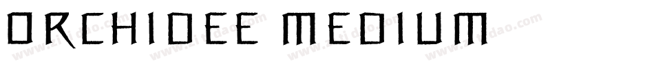Orchidee Medium字体转换